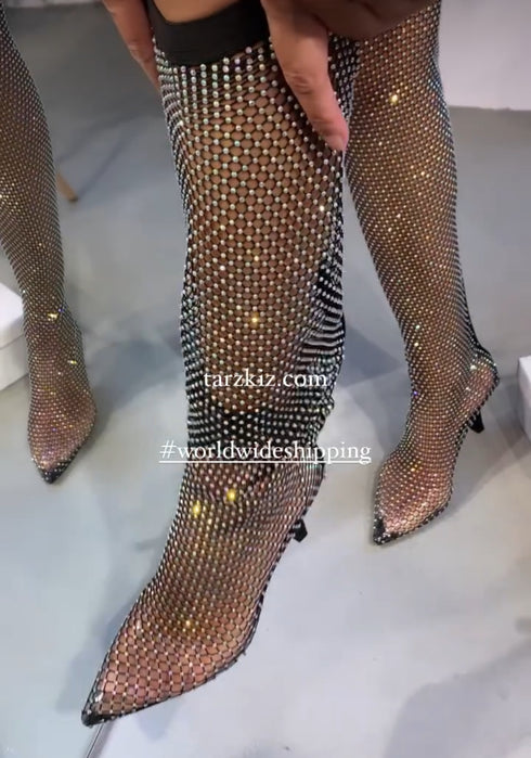 URUS TAŞLI ÇORAP STILETTO